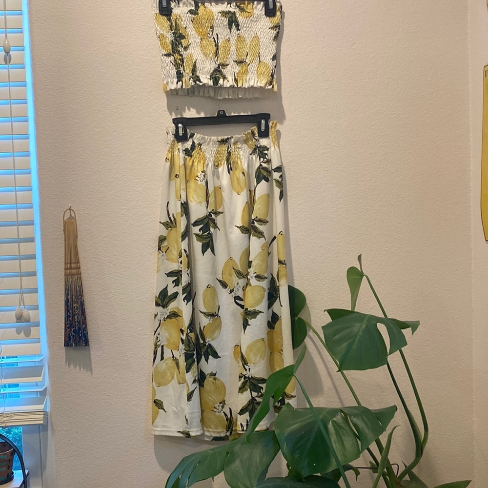 Lemon two piece perfect for brunch to dates